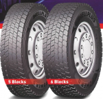 215/75R17.5 WELLPLUS Power Drive PR16 TL made in Thailand Truck